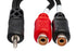 Hosa YRA-154 3.5 mm TRS to Dual RCA Stereo Breakout Cable