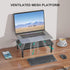 (PTT001-B), 1 Pack, WALI Computer Monitor Stand for Desk, Adjustable Laptop Riser, Desk Monitor Stand Underneath