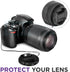 Altura Photo 55mm Lens Cap - 2 Pack for Nikon D3400, D3500, D5500, D5600 with AF-P DX NIKKOR
