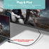 HDMI to DisplayPort Adapter, 4K 60Hz, 1080p 120Hz, HDMI Male to DP Female Converter for GPU, Laptop, PS5, Xbox - 1 Pack
