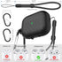 Waterproof Case for AirPods Pro 2nd Gen, Anti-Lost Silicone Cover with Wireless Charging & LED Visible, Black 01