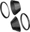 Neewer 18 Pieces Metal Camera Lens Filter Adapter Ring Kit, Compatible with Canon Nikon Sony Olympus DSLR