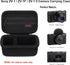 Carrying Case for Sony ZV-1 / ZV-1F / ZV-1 II Digital Camera, 4K Video Streaming Camera Hard Travel Storage Cover Bag Organizer Holder, Mesh Pocket fits Battery Charger Memory Card. Black