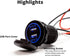 Heavy Duty 5V Dual USB 4.2A Charger with Blue LED for Marine, Boat, Motorcycle, Trucks, Golf Cart, Automotive, Cars and More