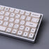 PBT Dye-Sub Keycaps, 138 Keys XDA Profile Honey Milk Keycaps Set, Fit for 61/64/87/104/108 Mechanical Keyboard, Cherry