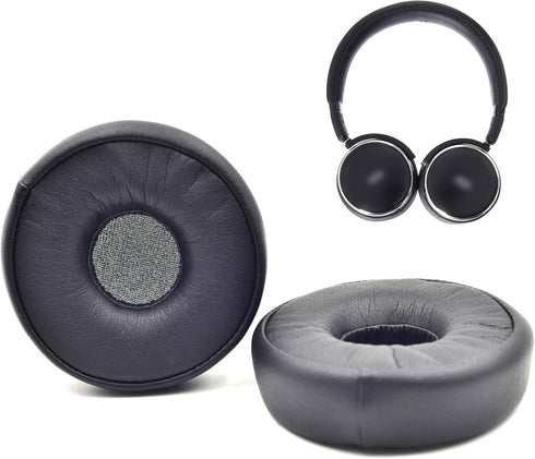 N60NC BT Ear Pads Replacement Protein Leather and Soft Foam for AKG N60NC Wireless Bluetooth Headphone (Black)