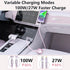 Retractable 100W Multi 4-in-1 Travel Universal Charger Cable USB A/Type C to Lightning for iPhone and Samsung