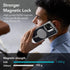 ESR iPhone 13/14 Case, Clear Magnetic Phone Case with Built-in Camera Ring Stand, Military-Grade Protection, Compatible