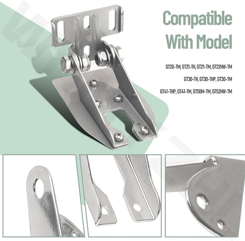 Heavy Duty Transom Mount with Spray Shield Compatible with Garmin Echo/EchoMap/GPSMAP/GT 4pin/8pin/12pin Transducer