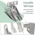 Heavy Duty Transom Mount with Spray Shield Compatible with Garmin Echo/EchoMap/GPSMAP/GT 4pin/8pin/12pin Transducer