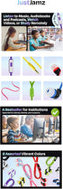 10x Multipack Earbuds with Microphone - Wired in-Ear Earphones for Schools, Libraries & More - Affordable Bulk