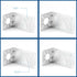 Pole Mount Bracket L - Mounting Bracket to Wall Hardware for LPDA yagi Outdoor Antenna with U-Bolt