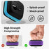 MOLOVA 5 Pack) Earbud Case Portable EVA Carrying Case Storage Bag Cell Phone Accessories Organizer with Carabiner