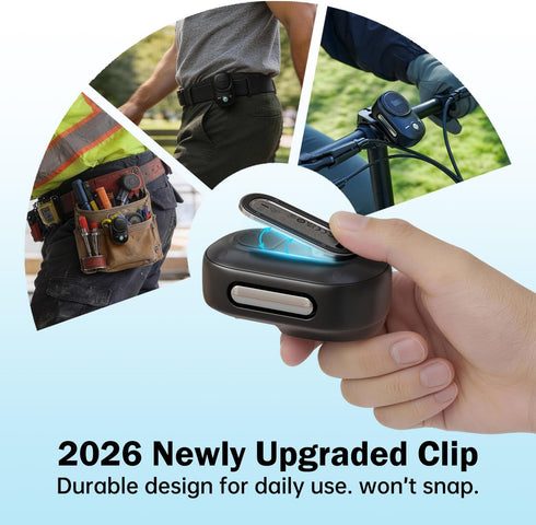 Divoom IP67 10H Itour-S Wearable Bluetooth Speaker, Waterproof Dustproof, Portable Small Clip-On Bluetooth Speaker