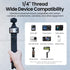 LKTOP 3 3, with1/4 insta360 X5/X4/X3 5 Pro/4/3 Pocket Mini Tripod for DJI Osmo Pocket Portable Tripod Stand Tabletop