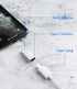 3Pack USB C to Lightning Adapter for iPhone 12, 11, Mini, Pro, Max, XS, XR, X, SE2, 7, 8 Plus, iPad Air, Type C Charger.