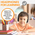 12 Pack Set (HY857,12 Kids Headphones Bulk for Classroom School Students, Durable Wholesale Class Headphones for Kids