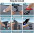 APPS2Car 360 Magnetic Phone Holder for Car, Dashboard Magnetic Car Mount, Rotation Magnet Phone Mount with Strong VHB