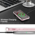 bicol Crystal Clear Case for iPhone 15, Fashionable Designs for Girls Women, Slim Fit Shockproof Acrylic (Blooming