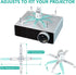 3-in-1 44lbs (PM-003-W), WALI Projector Mount Ceiling/Wall - Universal Bracket with Extension Pole, Height Adjustable