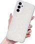 MINSCOSE Cute Bling Glitter Thin Slim Shockproof TPU Cover for Samsung Galaxy A14 5G, 6.6 Inch, White