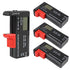 4PACK Battery Tester, Universal Checker for AAA AA C D 9V 1.5V Button Cell Household Batteries (Model: BT-168 PRO)