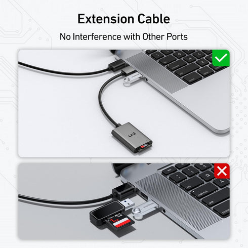 uni SD Card Reader, High-Speed USB 3.0 to Micro SD Card Adapter for Various Memory Cards