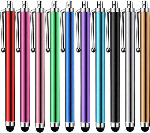 elitegadget 10 Pieces Random Color Stylus Pen - Colorful Universal Stylus Touch Screen