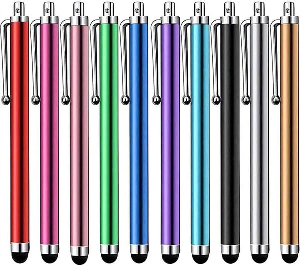 elitegadget 10 Pieces Random Color Stylus Pen - Colorful Universal Stylus Touch Screen