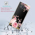 Slim Shockproof Clear TPU Case for Galaxy Note 9 - Flexible Phone Cover with Rose Flower Design