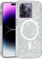 Case-Mate iPhone 14 Pro Case - Twinkle Stardust, 10FT Drop Protection, Compatible with MagSafe, Anti-Scratch, Slim Fit