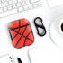Cute Funny Hard Designer Protective Case for Boys Kids with Keychain for Charging Case 2&1, Basketball