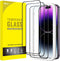 JETech Full Coverage Screen Protector for iPhone 14 Pro Max 6.7-Inch, Black Edge Tempered Glass Film, HD Clear,