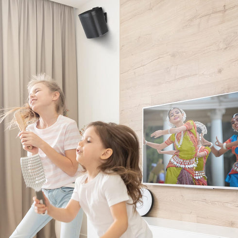 ONE, ONE Gen 2, ONE SL, Play:1 Wall Mount Bracket, Black, Compatible with Sonos ONE Series