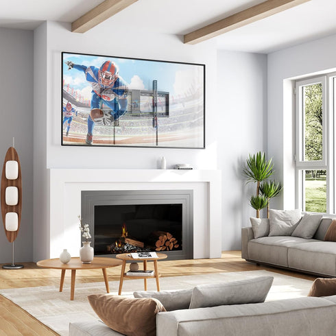 PERLESMITH Fixed TV Wall Mount Bracket for 32-82 Inch LED, LCD, OLED TVs, VESA 600 x 400mm