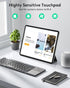 Samsers Multi-Device Foldable Bluetooth Keyboard with Touchpad, Portable Ultra Slim for Android Windows iOS