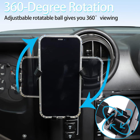 Lcojicep Car Phone Holder for Hummer H2 2003-2007, Compatible with All Mobile Phones (Style D)