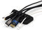 ENVISIONED Desktop Cable Organizer, Weighted Eco-Friendly Silicone with 4 Reusable Cable Ties - Black