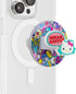 Sonix Magnetic Phone Grip, Removable Silicone Ring Loop Holder - Compatible with MagSafe | Hello Kitty Stickers