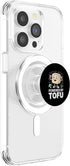 Tofu Vegan Humor Powered by Tofu Funny Vegan Plant Protein PopSockets PopGrip for MagSafe