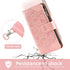Asuwish Phone Case for Google Pixel 6A 5G 2022, Wallet Cover with Tempered Glass Screen Protector, Flower Leather Flip