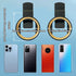 DRAMLOR 10 1 52mm 10 7 in Phone Camera Lens Kit, Clip-on Glass CPL Polarizing Lens for iPhone with x Macro Lens, Color