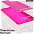oakxco Liquid Silicone Grip Case for Samsung Galaxy A12, Cute Thin Slim Soft Rubber TPU Cover (Fuchsia Hot Pink)