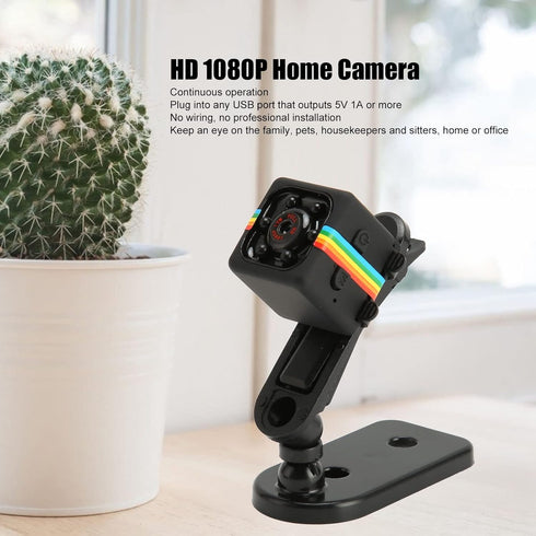 GOWENIC SQ11 Camera,1080p Surveillance Camera, Mini Night Vision Security Camera, Portable Surveillance Security Camera for Home Office, 200Mah Battery