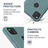 kwmobile Case for Google Pixel 4a, TPU Silicone Phone Cover with Soft Finish, Arctic Night