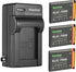 Kastar 3-Pack K7006 Battery and AC Wall Charger Replacement for Kodak Easyshare Touch M577, PixPro FZ51, FZ52, FZ53