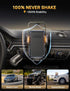 Upgraded CD Phone Mount for Car, Adjustable Universal Holder Compatible with iPhone & Android Cell Phones, Thick Cases