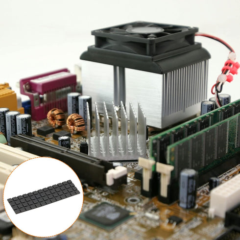MECCANIXITY Copper Heatsink Coated Graphene 70x20x1.5mm with Thermal Pad for M.2 SSD Computer CPU, Laptop Cooler