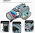 Backpack 4-Way Kalesi Gym Duffle Tennis Bag Waterproof with Shoes Compartment for travel Sport Hiking laptop (Grayish