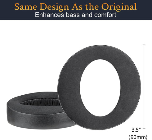 SOULWIT Replacement Earpads - Compatible with Sony New Gold Wireless Playstation PS4 Headset, High-Density Foam